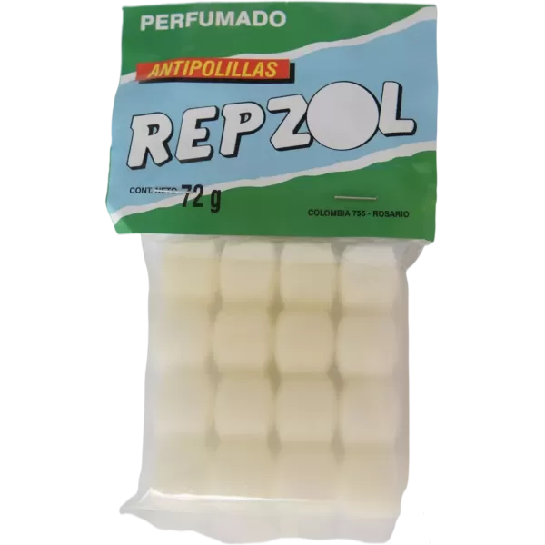 Antipolillas "Repzol" Perfumado Bolita Bolsa x 72 gr.