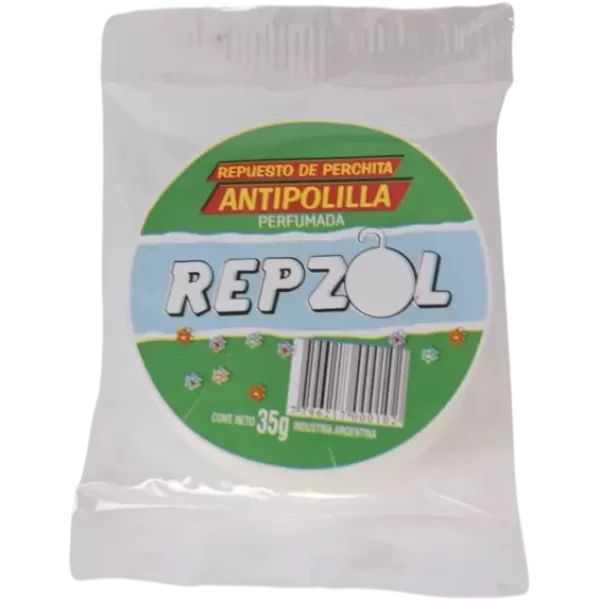 Antipolillas "Repzol" Perfumado Repuesto Perchita Caja x 12 un.