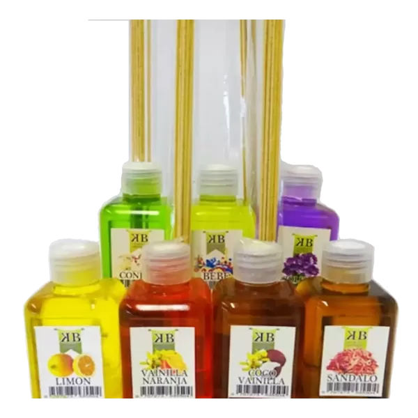 Difusor "KB" con Varilla Bambú Varios Aromas