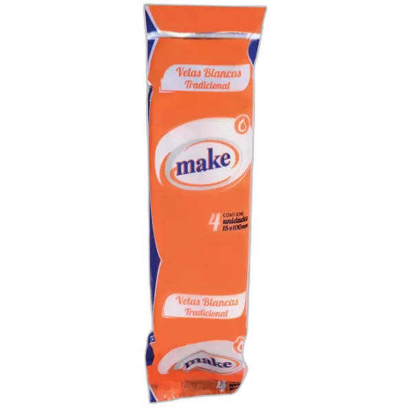 Velas "Make" 15x100 x 4 un.