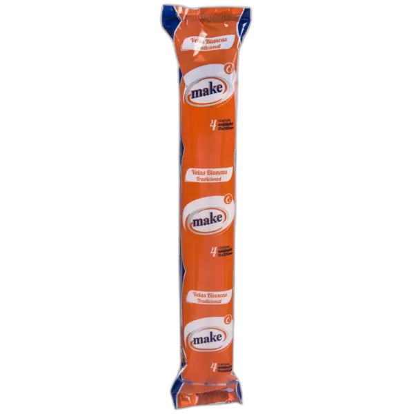 Velas "Make" 15x205 x 4 un.