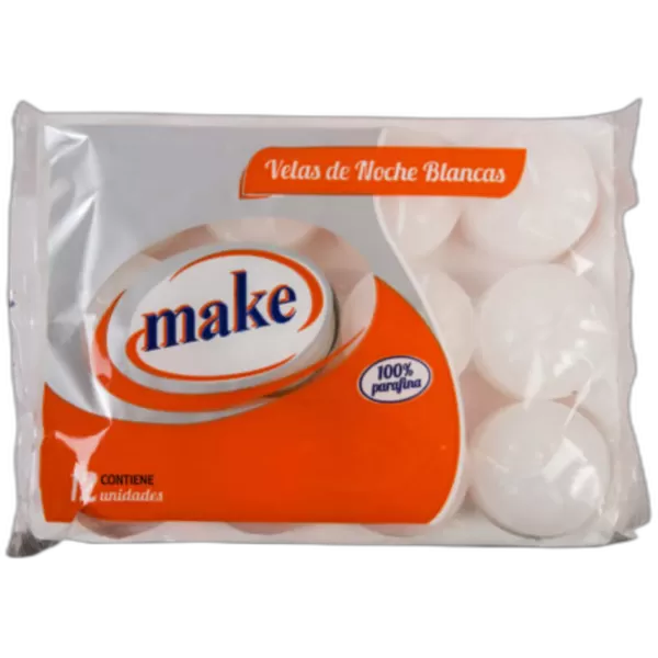 Velas para Hornito Blanca x 12 un. Caja x 20 un.