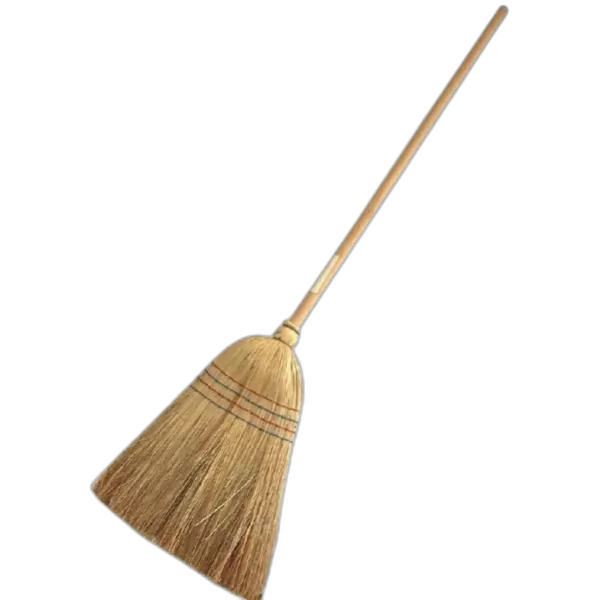 Escoba de Paja "Guinea" Pack x 12 un.