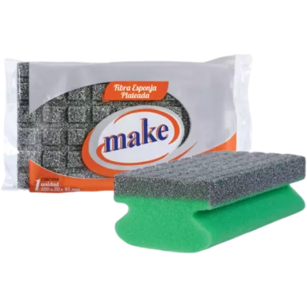 Esponja Fibra Abrasiva "Make" Grande