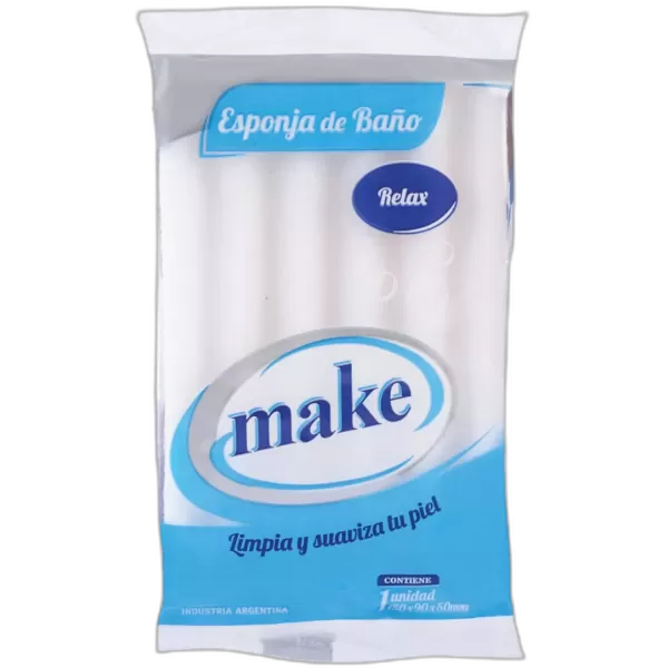 Esponja de Baño Masajes "Make" Pack x 12 un.