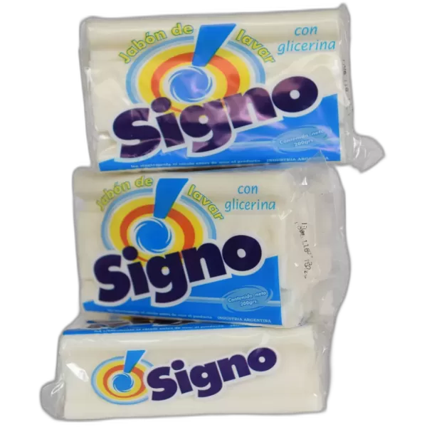 Jabón en Pan Blanco "Signo" x 200 grs. x 48 un