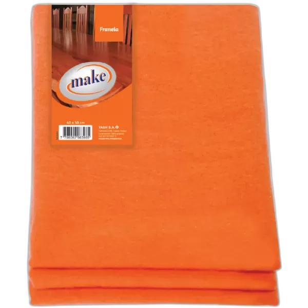 Franela algodón 50x40 "Make"