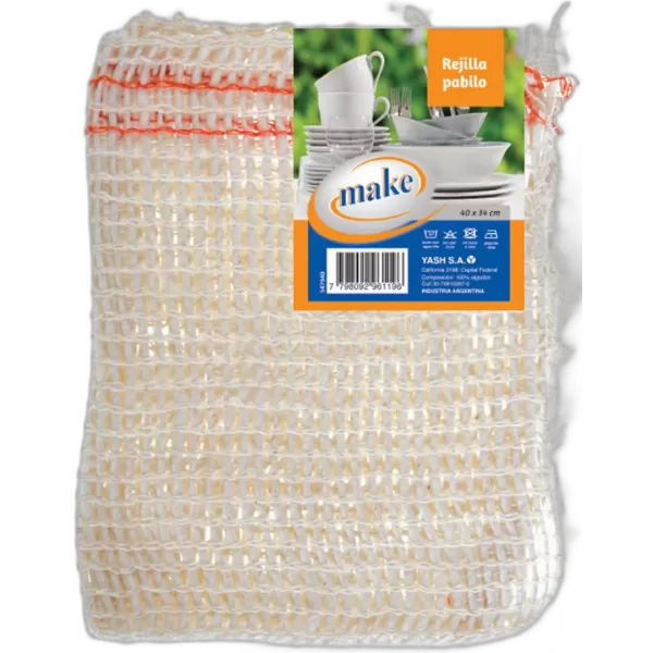 Rejilla Pabilo Cocina "Make" Pack x 12